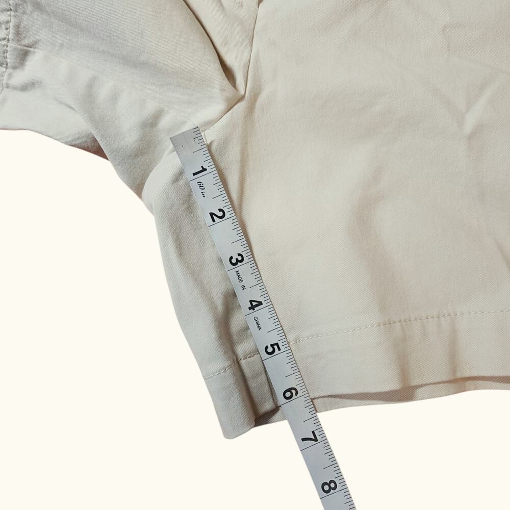 Loft The Riviera Shorts NWT Size 8 light khaki 6" length - Picture 5 of 7